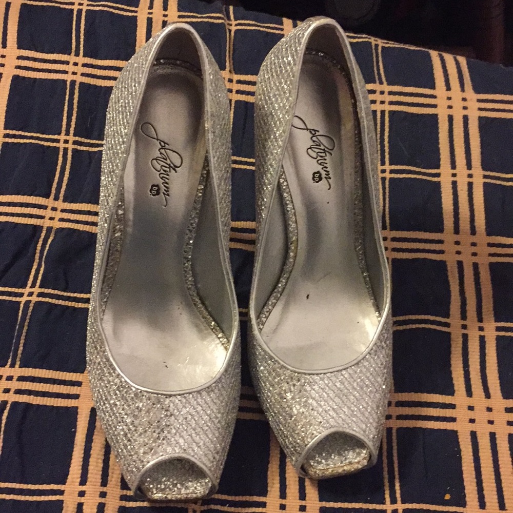 3 for $23 Platinum bp heels